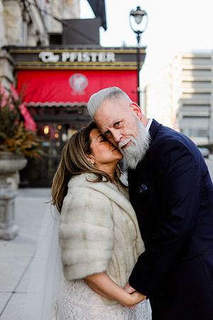 Pfister Hotel Winter Wedding in MKE - MKE Wedding Photographer Memory Lane Photography