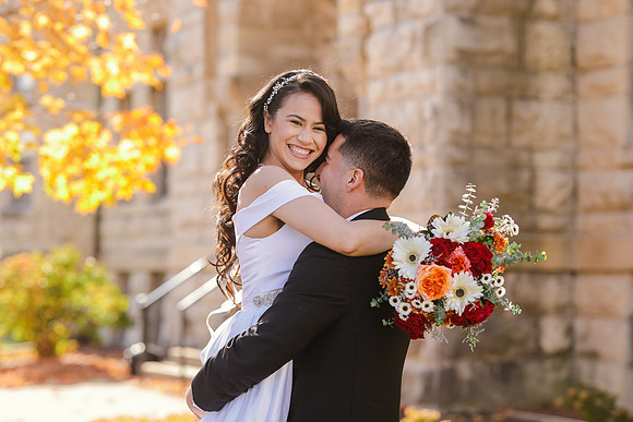 Waukesha WI Courthouse Fall Wedding -WI Wedding Photographer, MEMORY LANE PHOTOS