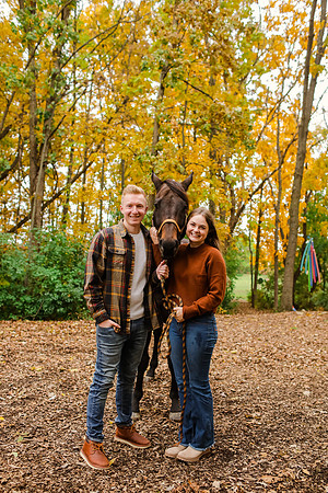 Horse Ranch Farm Engagement Session - Memory Lane Photography - WI Wedding Photographer