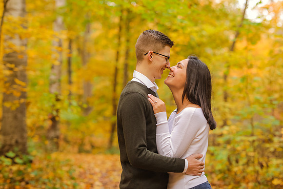 MKE Fall Engagement - Memory Lane Photography by Jessica Lane - MKE Wedding Photographer