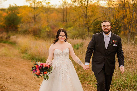 Milford Hills Fall Wedding - Memory Lane Photography by Jessica Lane - WI Wedding Photographer