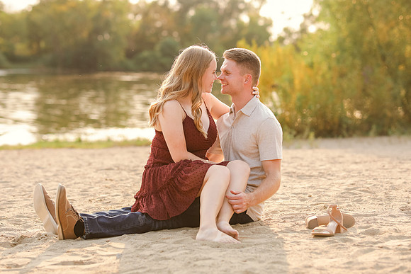 Waukesha Fall Engagement Session - WI Wedding Photographer Memory Lane Photography by Jessica Lane