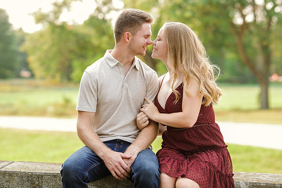 Waukesha Fall Engagement Session - WI Wedding Photographer Memory Lane Photography by Jessica Lane