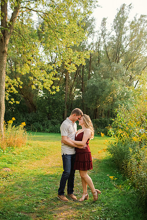 Waukesha Fall Engagement Session - WI Wedding Photographer Memory Lane Photography by Jessica Lane