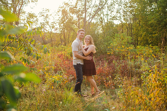 Waukesha Fall Engagement Session - WI Wedding Photographer Memory Lane Photography by Jessica Lane