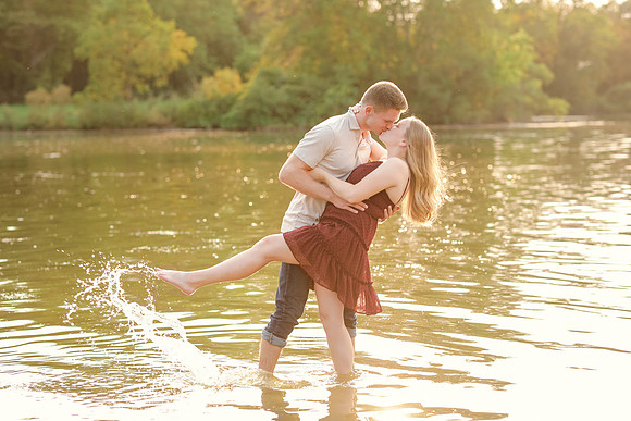 Waukesha Fall Engagement Session - WI Wedding Photographer Memory Lane Photography by Jessica Lane