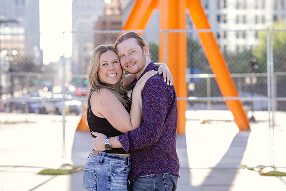 Downtown Milwaukee Engagement Session - MemoryLanePhotographybyJessicaLane